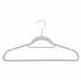 Amazon Basics Lot de 50 cintres en velours avec porte-cravate pour costumes Gris clair