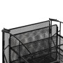Amazon Basics Rectangulaire Module de rangement, trieur de bureau avec 3 plateaux, tiroir coulissant et espace à dossiers suspen