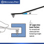 MichaelPro MP002028 Jeu de tournevis décalés à profil ultra bas Tournevis d'angle à profil mince Phillips Slot Pozi