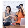 TiMOVO 4PCS Masque VR pour Les Yeux pour Meta Quest 3/Quest 3S, VR Face Cover avec Sangle Élastique, VR Bande Anti-Transpiration