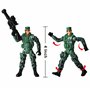 JOYIN Véhicules Militaires Ensemble de Jouets d'Hélicoptère de Transport à Friction avec Sirène Lumineuse et Sonore, et Soldat A