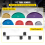 VEVOR Cintreuse Arbalète 7 Matrices 6-22 mm Cintreuses à Cliquet pour Tubes Angle de Flexion de 90° Cintreuse Multicouche 10 kN 