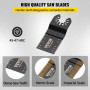 VEVOR Kit Scie à Outil Oscillant 45-47 HRC Lame Outil Multifonction Oscillante Lame de Scie de 34,92 mm Lame de Scie Oscillante 