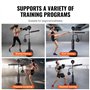 VEVOR Entraîneur de Vitesse de Boxe, avec Support, Sac de Boxe réflexe pour Adolescents et Adultes, Sac de Frappe sur Pied régla