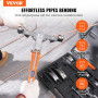 VEVOR Cintreuse Arbalète 6-22 mm Cintreuse à Cliquet de Tubes Manuelle 7 Matrices 90° Cintrage Avant Arrière Coupe-tube Cuivre O