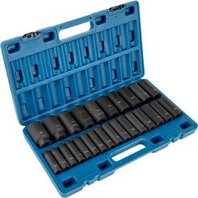 VEVOR Jeu de Douilles à Choc 1/2" 26PCs