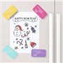 Mr. Pen - Lot de 8 gommes pour tableau blanc, couleurs pastel, effaceur magnétique effaçable à sec, effaceur pour tableau blanc,