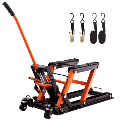 VEVOR Cric de Moto 700 kg Hauteur de Levage 12-38