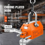 VEVOR Levage Magnétique 400 kg Aimant de Levage Permanent en Néodyme N42 Porteur Magnétique 156x91x98 mm avec Crochet Chromé Fac