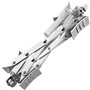VEVOR Stabilisateur de Roue de Camping-car en Forme de X, Cale Roue, Adapté pour Un Espace de Pneu de 3,8 à 25,4 cm, 2 Jeux, ave