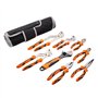 VEVOR 8PCS Jeu de Pinces Pince Multiprise 205/225/310 mm avec Pince pour Joints Coulissants Pince à Bel Long Pince Coupante Diag