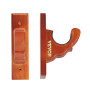 VEVOE Support Mural pour Armes à Feu, Porte-Fusils Horizontale et Crochets pour Fusils de Chasse, Rack à Fusils pour Armes Simpl