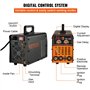 VEVOR Poste à Souder TIG MMA ARC 2 en 1 Soudeuse TIG-200C 200 A Machine à Souder Compacte Portable Inverter HF IGBT DC avec Écra