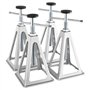 VEVOR Lot de 4 Chandelles de Stabilisation pour Caravane Stabilisateur pour Camping-car Charge 2