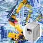VEVOR Variateur de Fréquence 4 kW Convertisseur de Fréquence 5 CV 18 A 0-400 Hz VFD avec Entrée Monophasé Sortie Triphasé Régula