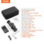 VEVOR Monoculaire Imagerie Thermique, Résolution 384 x 288, Imageur Thermique de Chasse, Caméra de Vision Étanche IP54 Zoom 1X-8