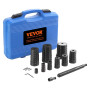 VEVOR Extracteur de Roulement de Roue 52PCs Kit Montage et Démontage Silentbloc et Roulements 49 Disques en Acier 18-65 mm avec 