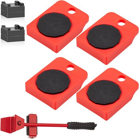 VEVOR Chariot de Déménagement 4PCS Déplace Meubles Lourds Capacité 113
