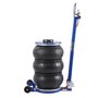 VEVOR Cric Pneumatique 5 tonnes Plage 140-470 mm Cric de Levage Pneumatique 0,8-1,0 MPa 3 Coussins d’Air Poignée Longue Ajustabl