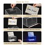 MoKo Boite a Suggestions, Boite Transparente avec Porte-enseigne, Porte-cartes et 100 Cartes, Lumière Détachable Boîte à Donatio
