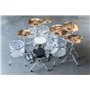Meinl Cymbals Classics Custom Extreme Metal Cymbale Crash 18 pouces (45,72cm) pour Batterie – B12 Bronze, Finition Brillante, Fa
