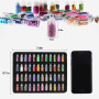 PHOGARY 48 bouteilles Décoration Nail Art Fournitures Slime Accessoires Briller Poudre Perles de paillettes pour bricolage Nail 