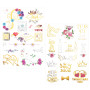HOWAF 134 Tatouage EVJF, Team Bride Tatouages Éphémères Bride Tatouage Enterrement De Vie De Jeune Fille Accessoire Decorations 