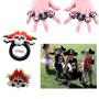 HOWAF pirates bagues Trousseau Porte-Clés, tatouages temporaires de pirates Enfant Fille Garçon d'anniversaire Cadeau Sacs Pinat