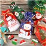 HOWAF 30pcs Sacs Cadeau Noël, Pochette et Sachet pour Bonbons Chocolats, Biscuits - Emballage pour Mariage, Anniversaire, Fête e