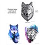 Faux Tatouages éphémères Tatoo Autocollant bras 21 * 15cm 9 Pièces