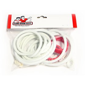 Wico Big Top Pinball Kit d'anneaux en caoutchouc Blanc