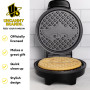 Uncanny Brands DC Comics Batman Game Over Gaufrier - Fait des gaufres Batman Insignia - Appareil de cuisine amusant - Antiadhési