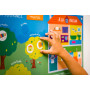 Nathan - Les Routines de Ma Journée - Calendrier pour Organiser Ses Journées - Grand Tableau Magnétique Educatif avec 87 Magnets