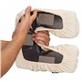 Master Massage Lot de 6 housses universelles pour coussin facial, appui-tête, crème, 100% coton, lavable en machine