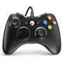 Yaeye Manette filaire pour Xbox 360 avec double vibration Turbo pour Microsoft Xbox 360/360 Slim et PC Windows 7