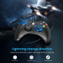 Yaeye Manette filaire pour Xbox 360 avec double vibration Turbo pour Microsoft Xbox 360/360 Slim et PC Windows 7, 8, 10