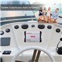 Pyle Récepteur Amplificateur Marin 4 Canaux - Subwoofer Audio Étanche et Résistant aux Intempéries pour Haut-parleurs Stéréo de 