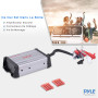 Pyle Récepteur Amplificateur Marin 4 Canaux - Subwoofer Audio Étanche et Résistant aux Intempéries pour Haut-parleurs Stéréo de 