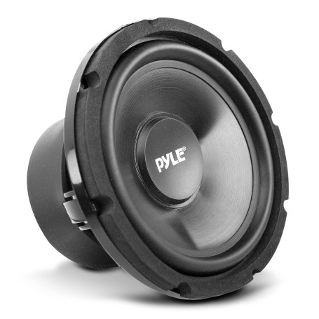 Pyle Caisson de Basses pour Voiture à Bobine vocale Simple - 200 W à 4 ohms - Cône d'injection avec Bord en Caoutchouc - Caisson