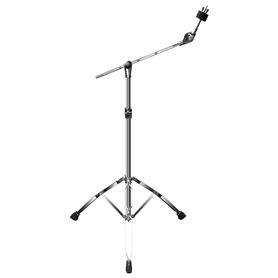 SONICAKE Support de cymbale réglable en hauteur de 80 à 145 cm perche rétractable à double embase et stable