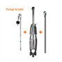 SONICAKE Support de cymbale réglable en hauteur de 80 à 145 cm perche rétractable à double embase et stable