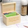 Boîte de Rangement avec Fiches et Séparateurs Intercalaires