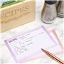 Juvale Coffret en Bois d'Organisation de Recettes, Boîte de Rangement avec Fiches et Séparateurs Intercalaires