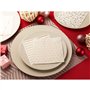 Lot de 100 Serviettes de cocktail, serviettes de table jetables en papier pour fête, 5 motifs imprimés en feuille d’or, 3 plis, 