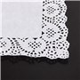 Napperons rectangulaires en dentelle en papier (paquet de 200), blanc, 29 x 18 cm