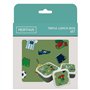 NERTHUS FIH 1329 Boîtes alimentaires empilables pour enfants, ensemble de 3 contenants pour enfants sans BPA