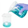 Labasics Ensemble de Béchers en Verre, Verre Borosilicate Gradué en Forme Basse de Béchers Griffin en 5 Tailles, 50ml/100ml/250m