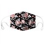 Lot de 10 masques de protection lavables et réutilisables avec un fil de nez, boucles pour les oreilles réglables, insert de poc