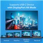 j5create ScreenCast USB-C vers HDMI Émetteur et récepteur d'écran sans Fil, supporte 1080p, Compatible avec MacBook, ChromeOS, O