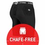 G-Form Men's Team Baselayer Short Liner - Short de Compression athlétique pour Homme - Noir, Petit